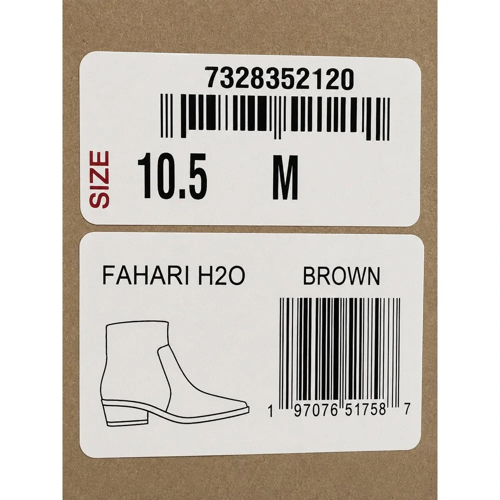 Dolce Vita Fahari H2O Brown Suede Waterproof Square Toe Ankle Boots Womens10.5 M - Picture 6 of 6